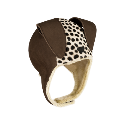 Kapi Exclusive Hat | Dalmatian | Black Spotted Cow Hair