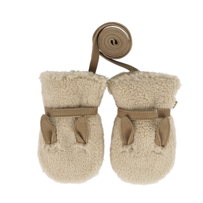 Richy Mittens | Alpaca | Beige Curly Faux Fur