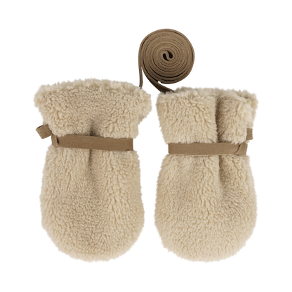 Richy Mittens | Alpaca | Beige Curly Faux Fur