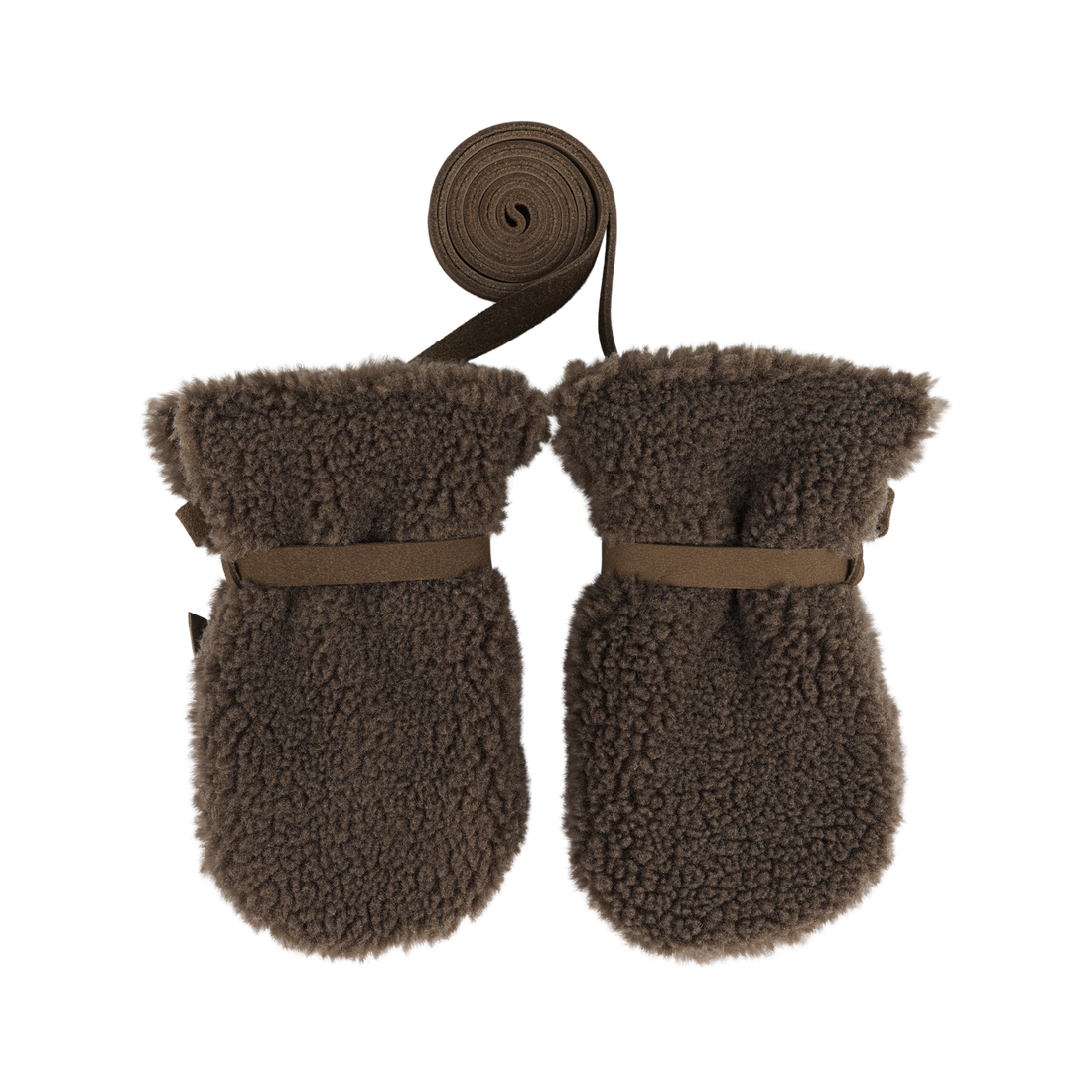 Richy Mittens | Stag | Hazelnut Curly Faux Fur