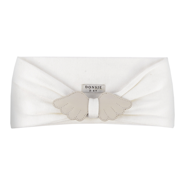 Wobi Headband | Off White Leather