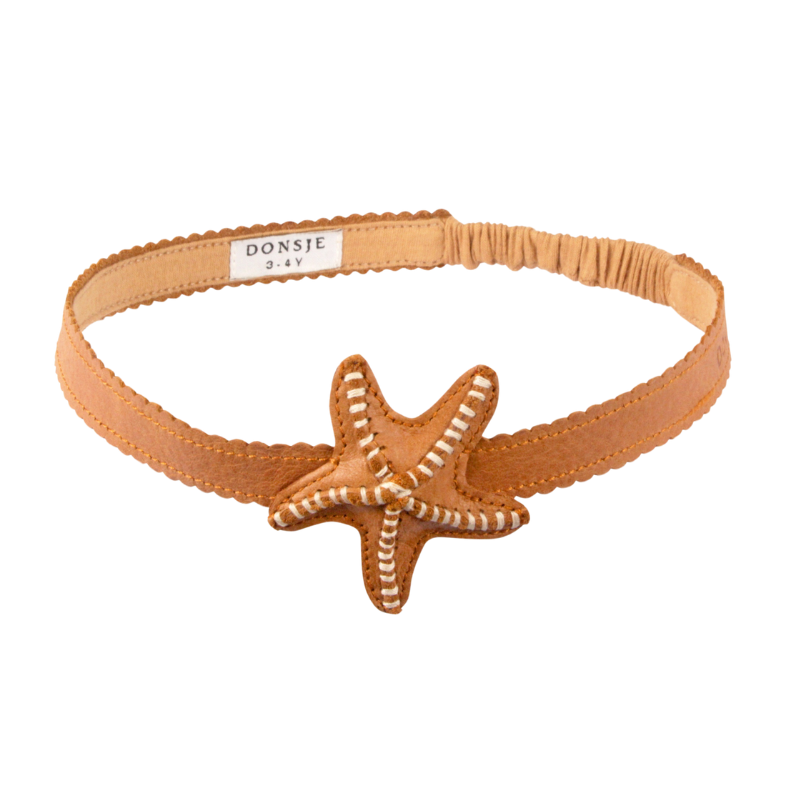 Gurt Headband | Starfish | Toast Grain Leather