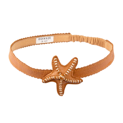 Gurt Headband | Starfish | Toast Grain Leather