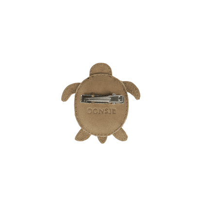Gurt Hairclip | Turtle | Chocolate Nubuck