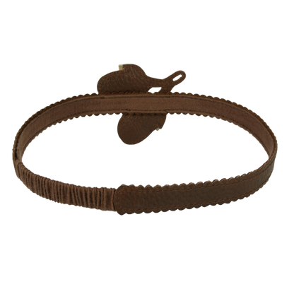 Wonda Headband | Acorn | Brown Grain Leather