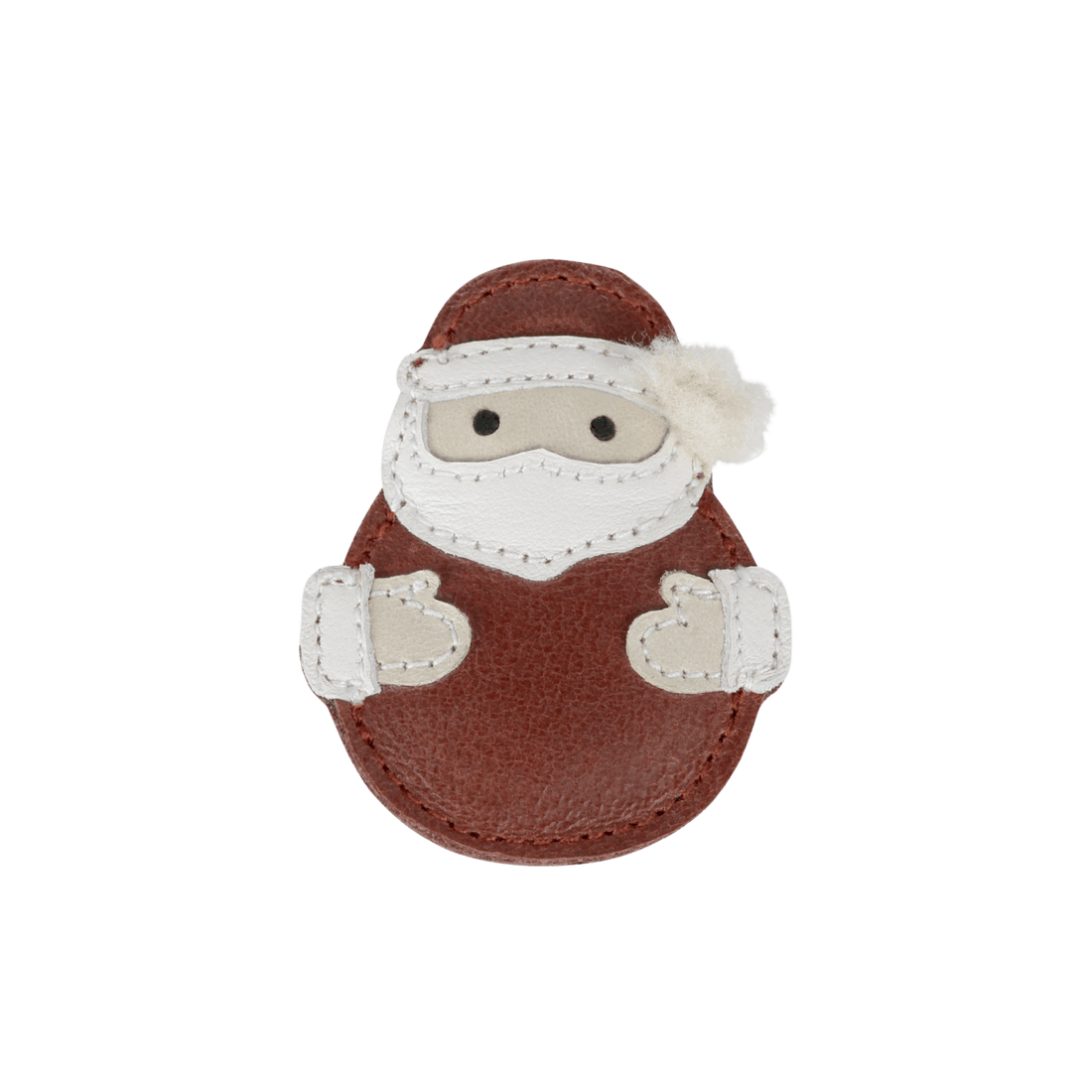 Wonda Hairclip | Santa | Burgundy Classic Leather