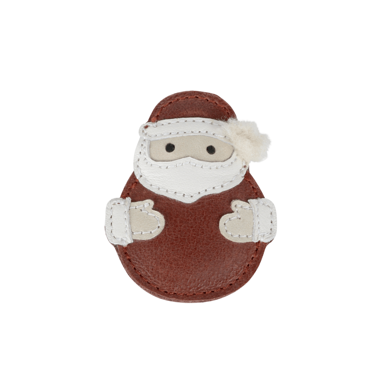 Wonda Hairclip | Santa | Burgundy Classic Leather