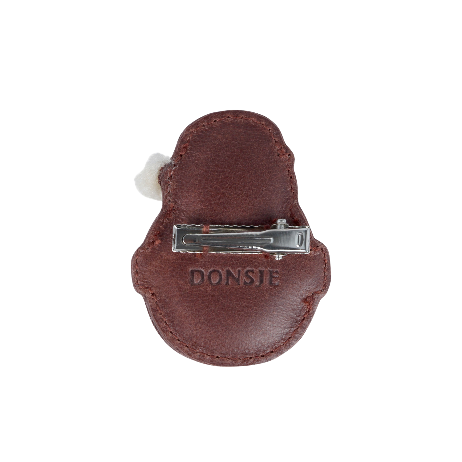 Wonda Hairclip | Santa | Burgundy Classic Leather