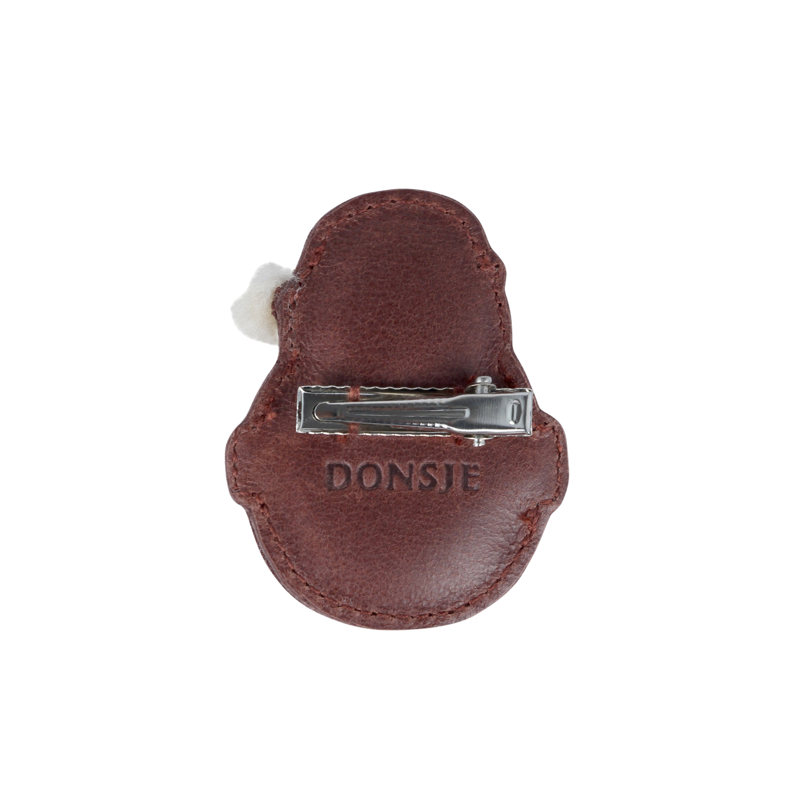 Wonda Hairclip | Santa | Burgundy Classic Leather