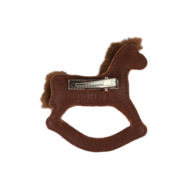 Wonda Hairclip | Rocking Horse | Bambi Spotted Cow Hair