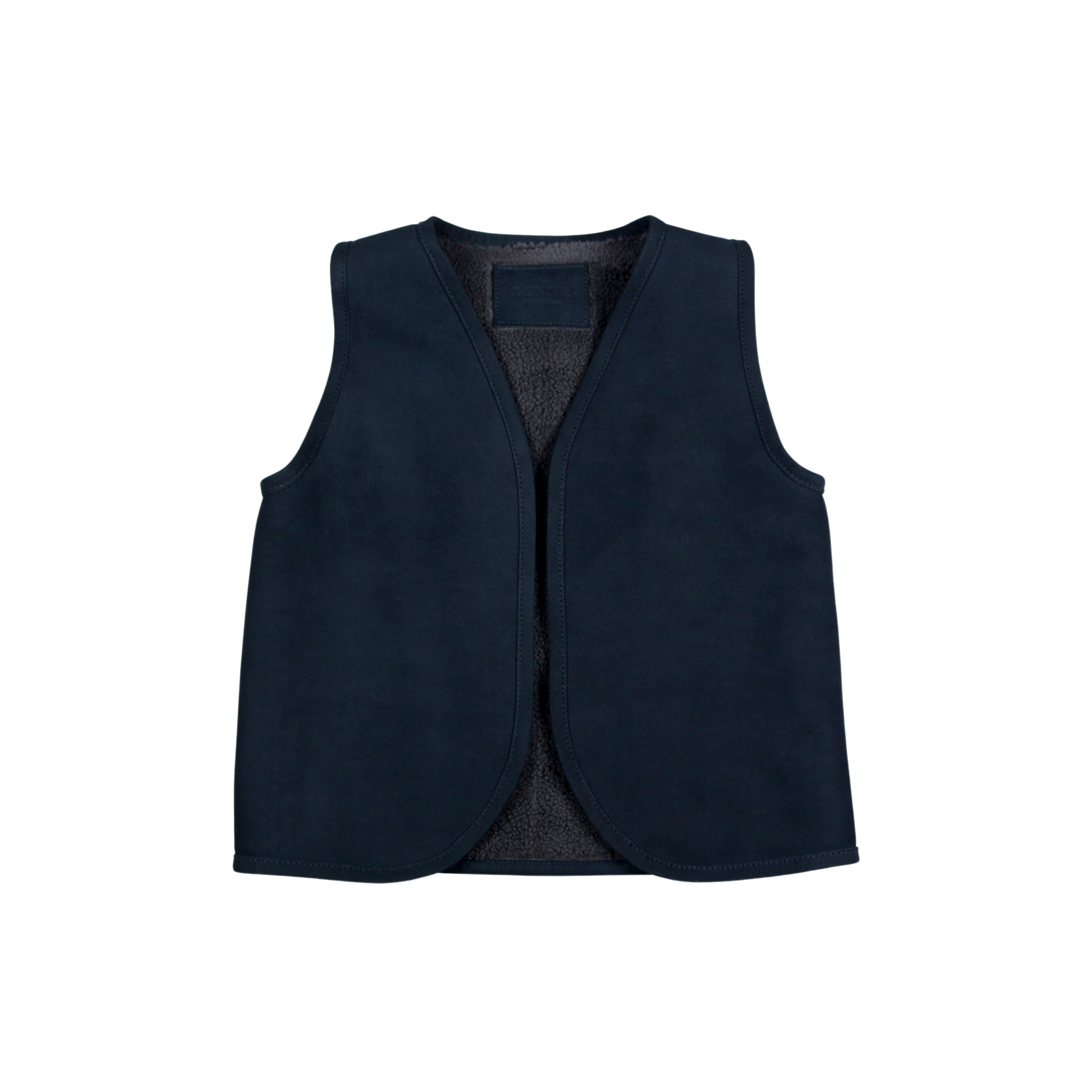 Lige Gilet | Snowman | Navy Nubuck