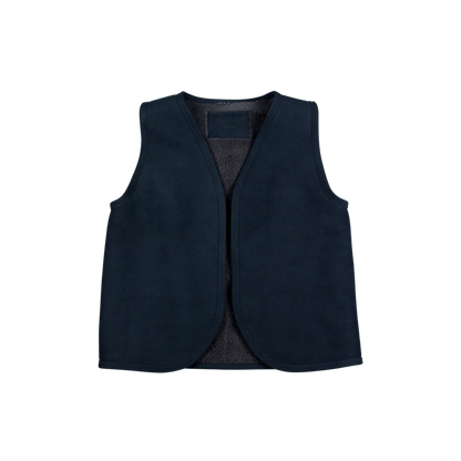 Lige Gilet | Snowman | Navy Nubuck