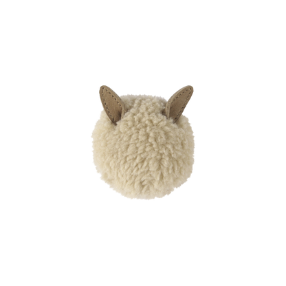Ploto Hairclip | Alpaca | Beige Curly Faux Fur