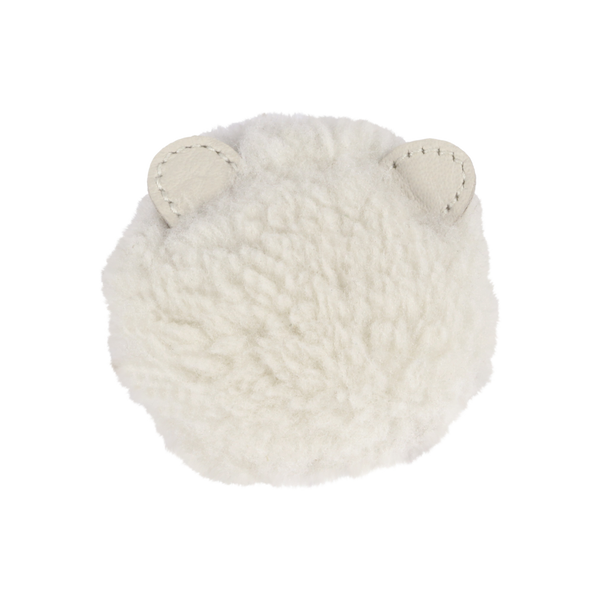 Ploto Hairclip | Polar Bear | Off White Curly Faux Fur