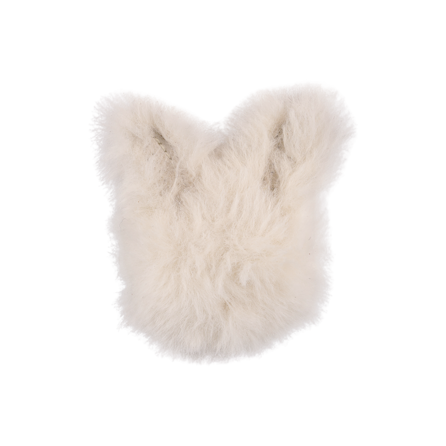 Ploto Hairclip | Snow Rabbit | Off White Soft Faux Fur