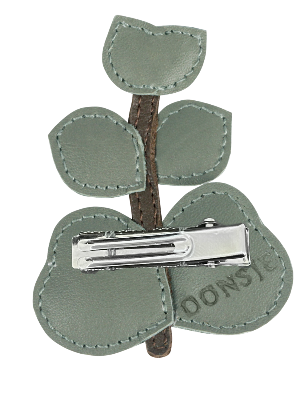 Sina Hairclip | Eucalyptus | Green Bay Leather