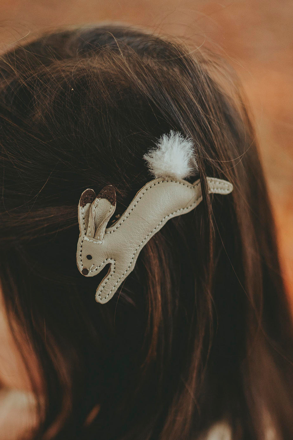 Hoppe Clip | Arctic Hare | Cream Leather