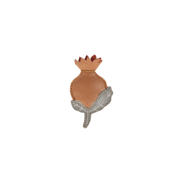 Lula Clip | Rose Hip | Caramel Metallic Nubuck