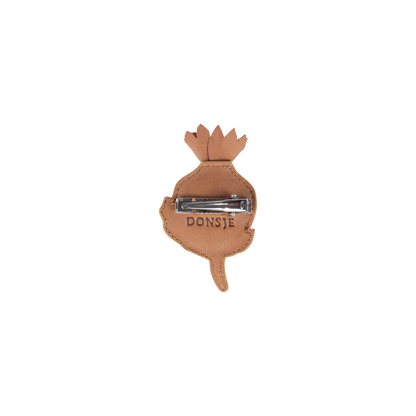 Lula Clip | Rose Hip | Caramel Metallic Nubuck