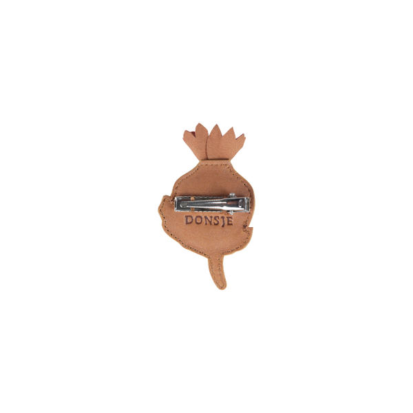 Lula Clip | Rose Hip | Caramel Metallic Nubuck