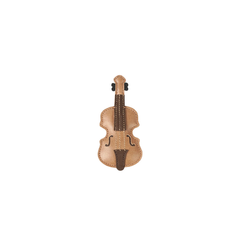 Guar Clip | Violin | Nutmeg Leather