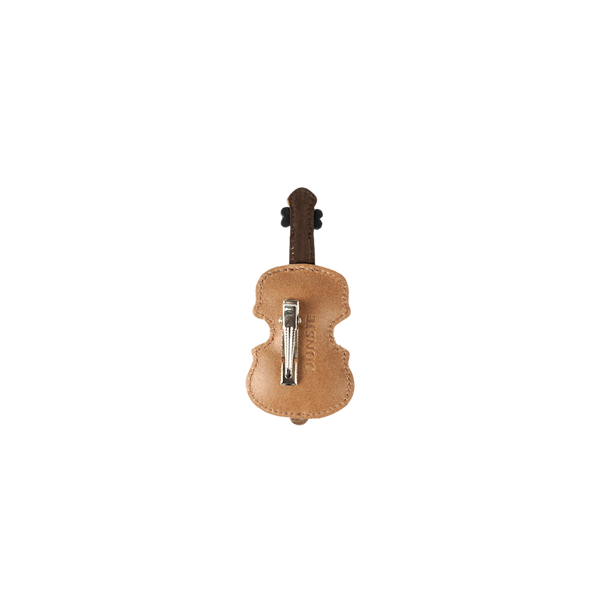 Guar Clip | Violin | Nutmeg Leather