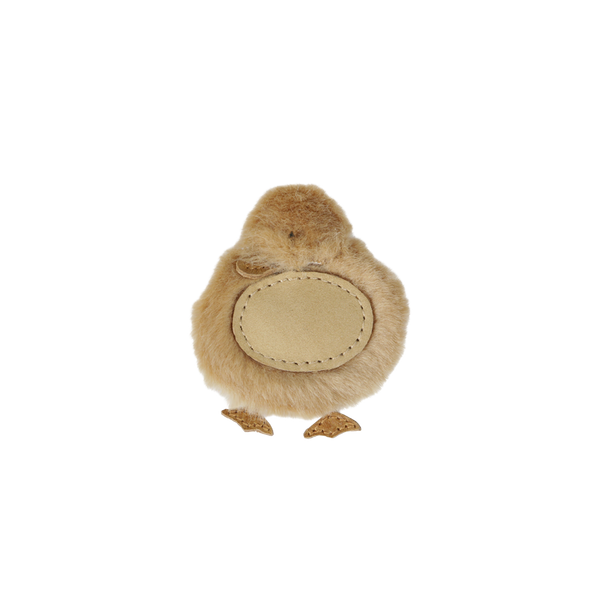 Lipu Clip | Duckling | Camel Soft Faux Fur