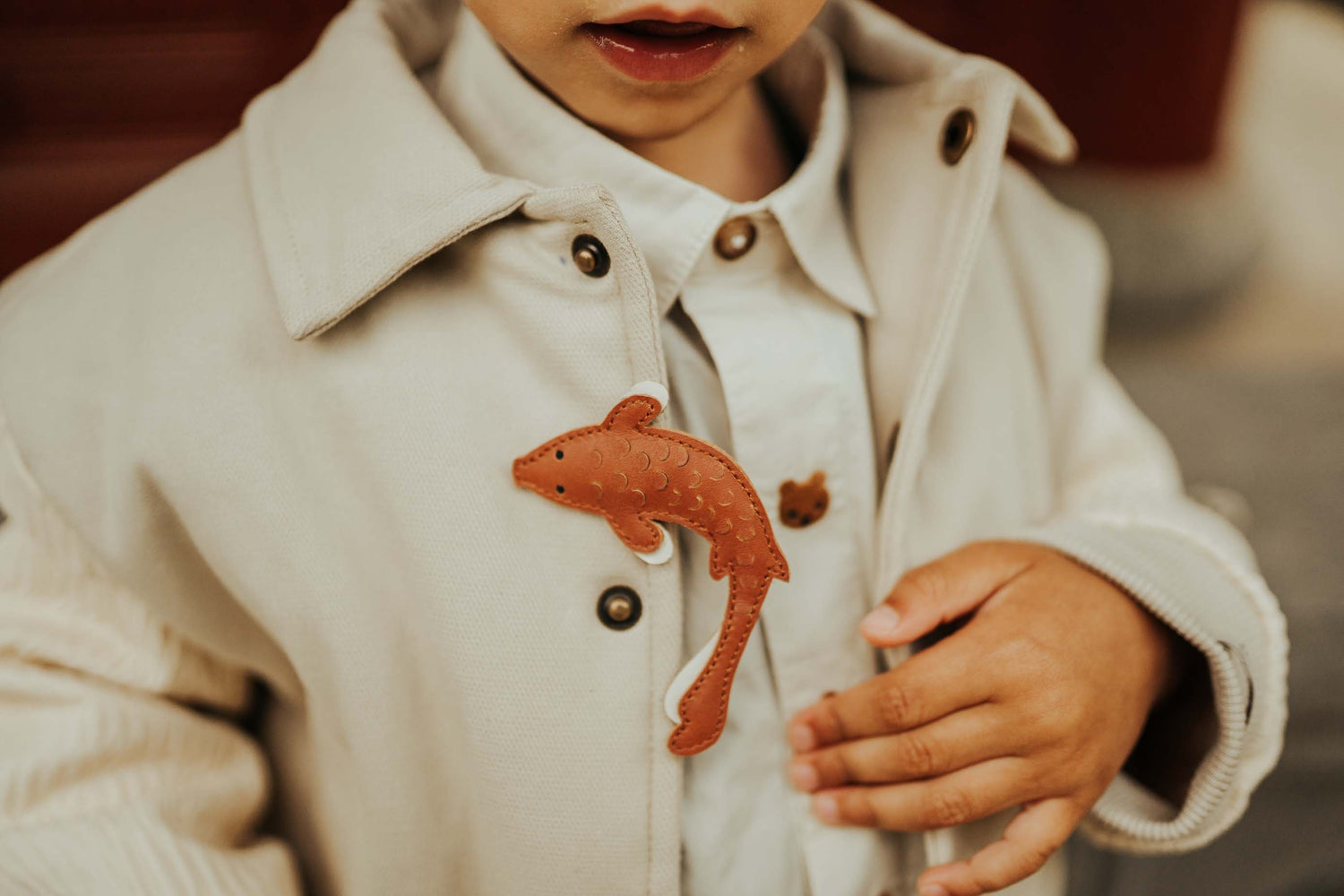 Lipu Clip | Koi Carp | Walnut Nubuck