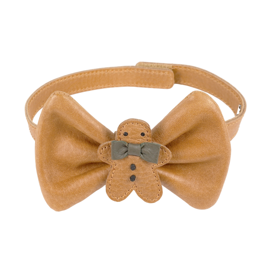 Jery Bow Tie | Gingerbread | Toast Grain Leather