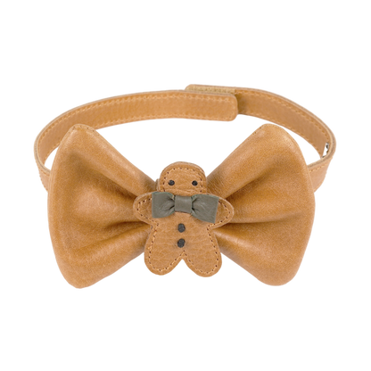 Jery Bow Tie | Gingerbread | Toast Grain Leather