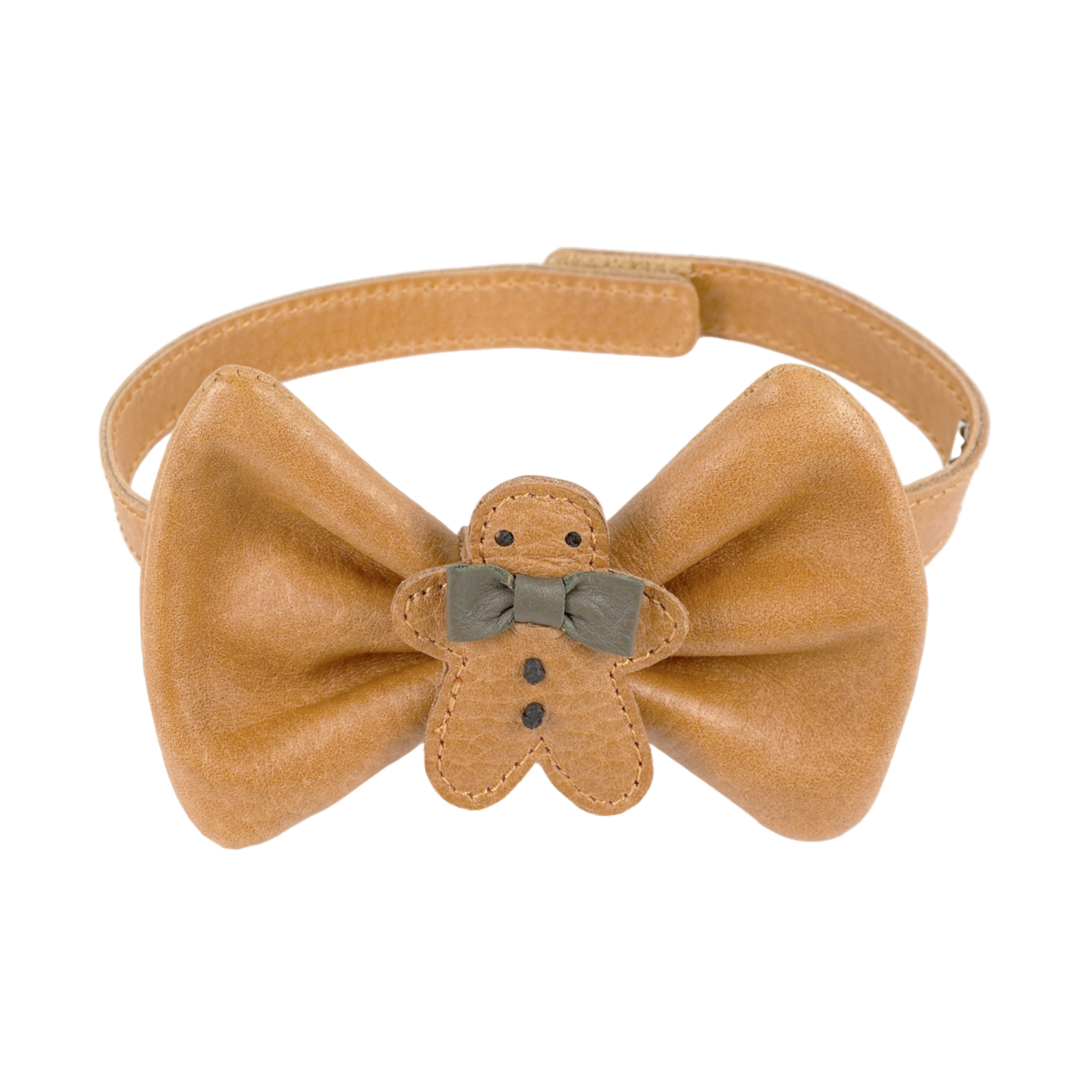 Jery Bow Tie | Gingerbread | Toast Grain Leather