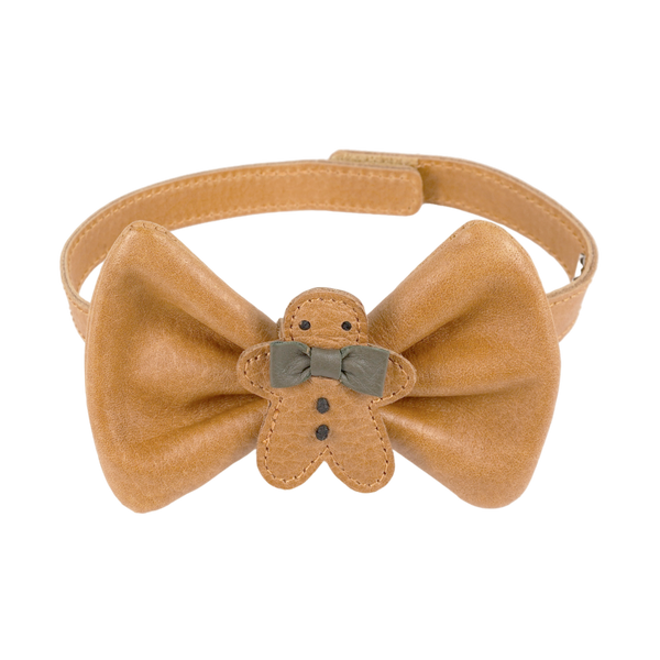 Jery Bow Tie | Gingerbread | Toast Grain Leather