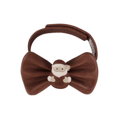 Jery Bow Tie | Santa | Burgundy Classic Leather