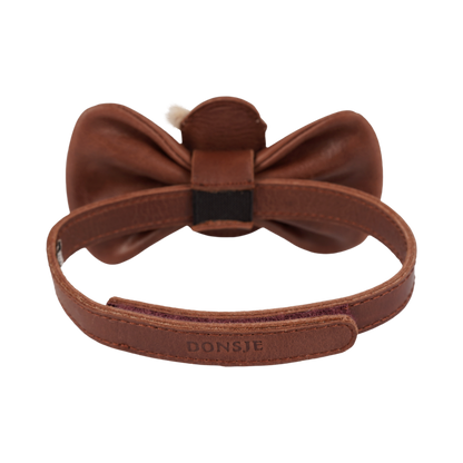 Jery Bow Tie | Santa | Burgundy Classic Leather