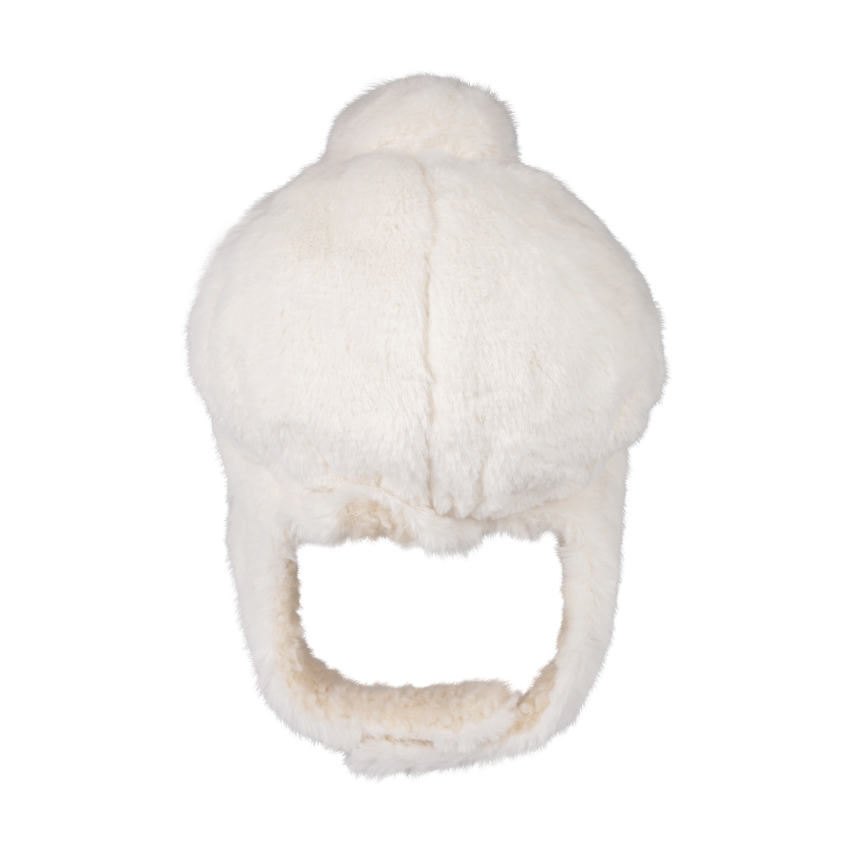 Pila Hat | Off White Soft Faux Fur