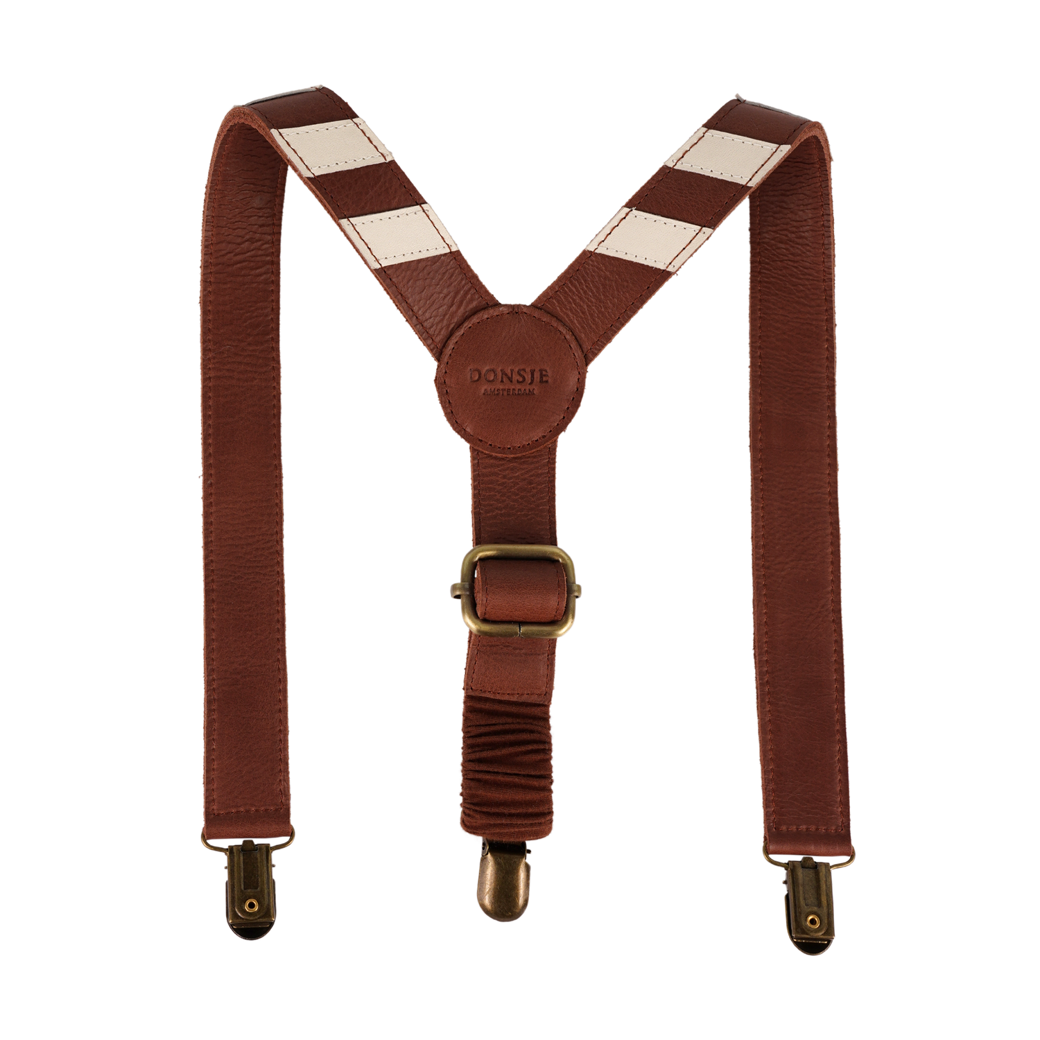 Warwik Suspenders | Burgundy Classic Leather