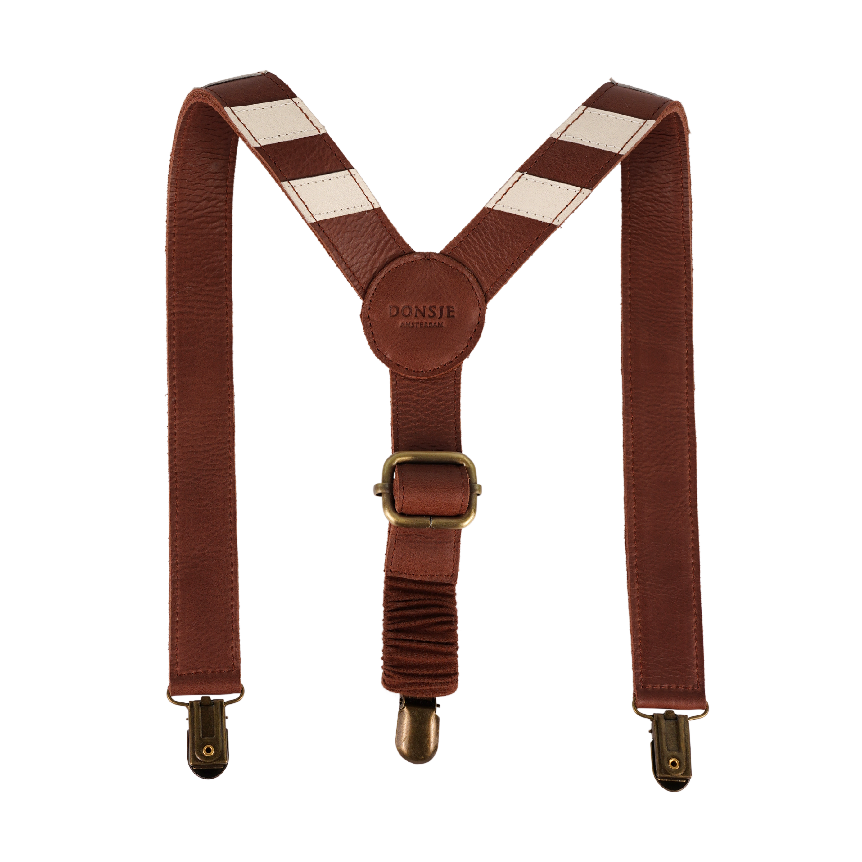 Warwik Suspenders | Burgundy Classic Leather