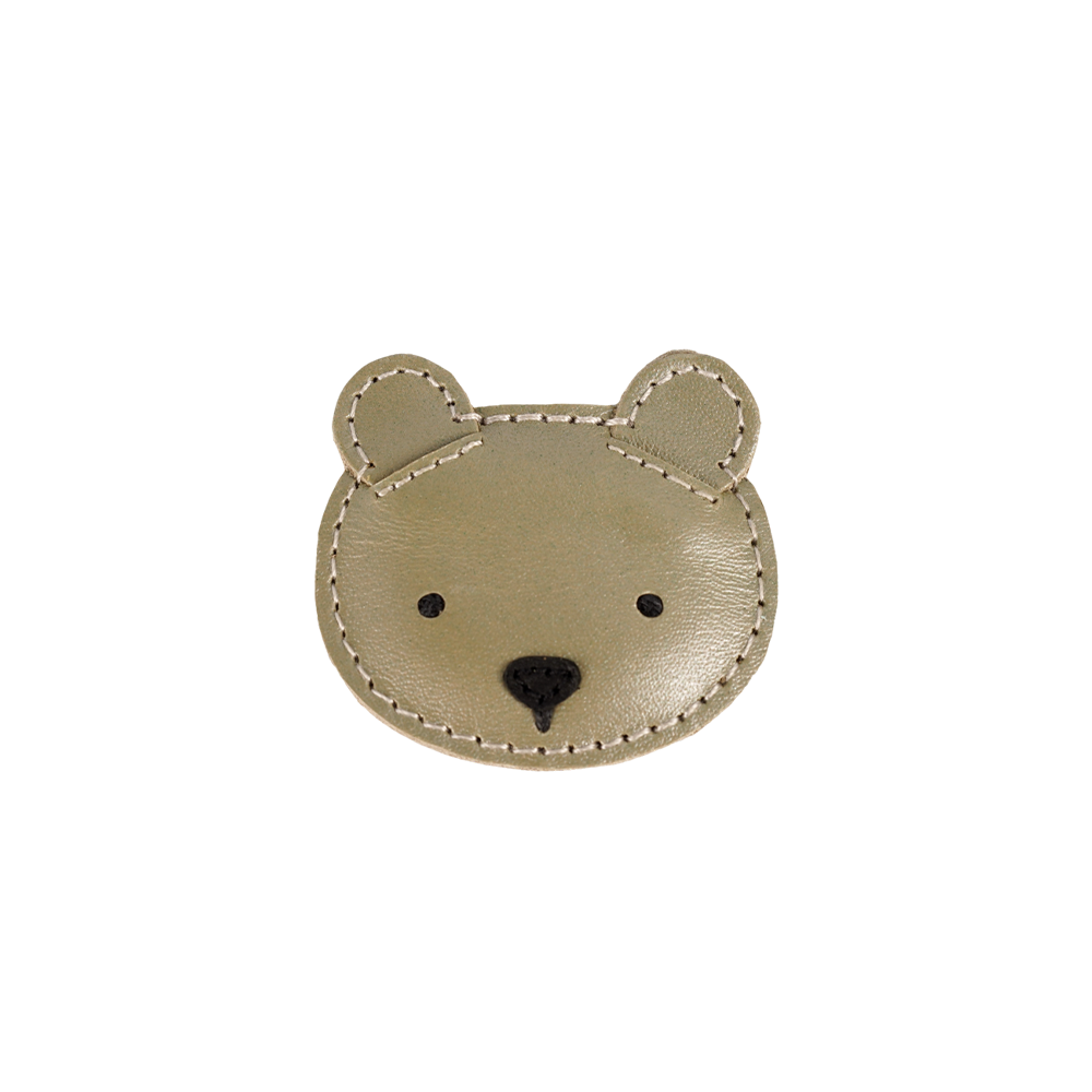 Blinc Clip | Bear | Champagne Metallic Leather