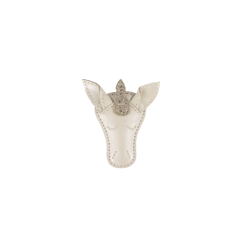 Blinc Clip | Unicorn | Off White Metallic Leather
