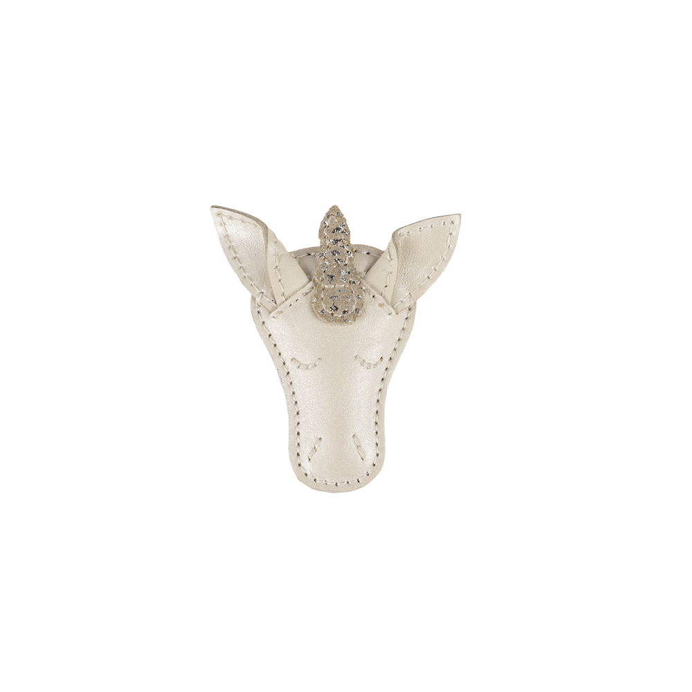 Blinc Clip | Unicorn | Off White Metallic Leather