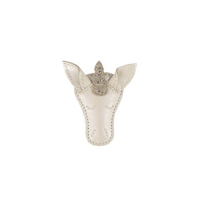 Blinc Clip | Unicorn | Off White Metallic Leather