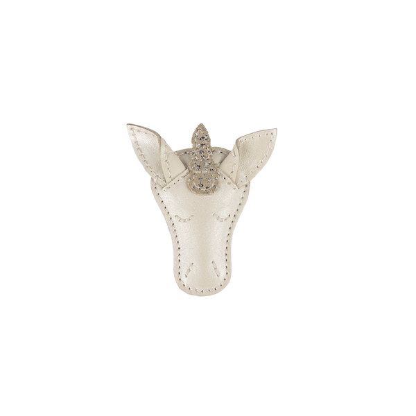 Blinc Clip | Unicorn | Off White Metallic Leather