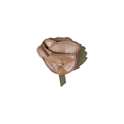 Filoe Clip | Rose | Clay Metallic Leather