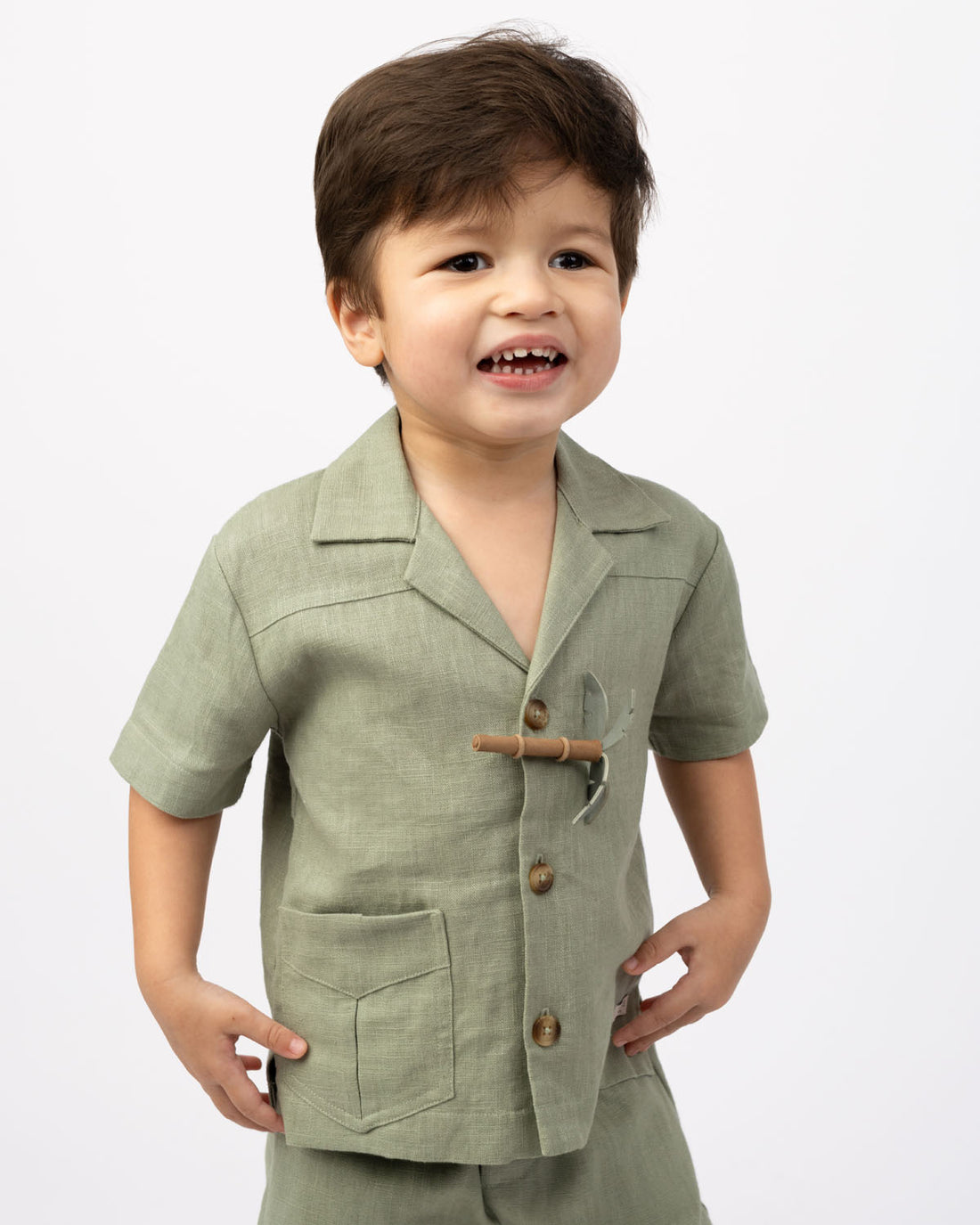 Sina Clip | Palm Tree | Green Bay Leather