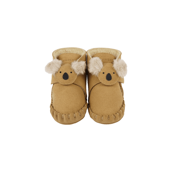 Pouty Booties | Fluffy Koala | Sand Suede