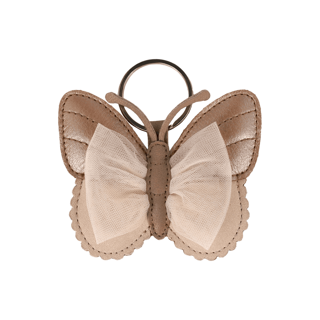 Alja Chain | Vlinder | Clay Metallic Leather