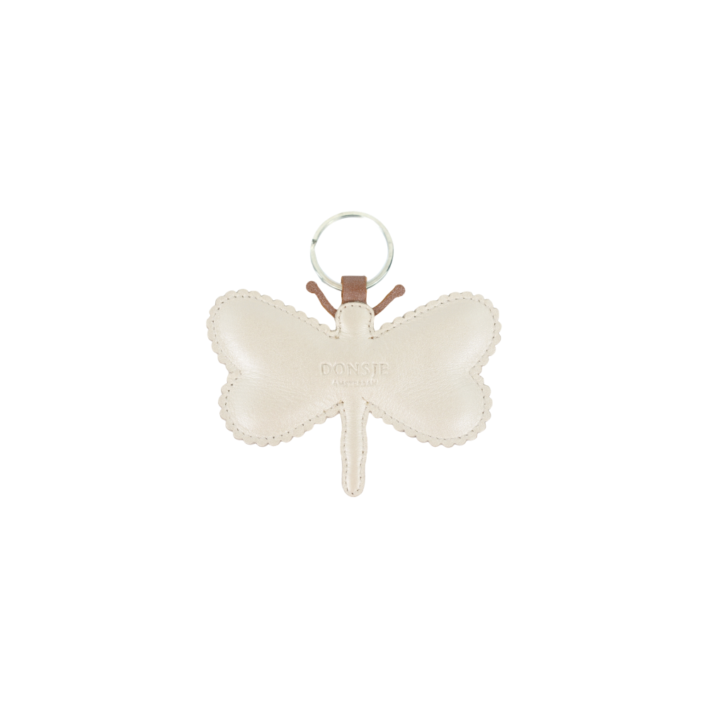 Alja Chain | Shimmer Libelle | Off White Metallic Leather