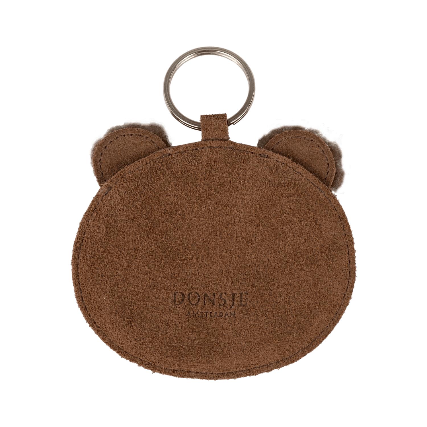 Pouty Chain | Fluffy Bear | Teddy Brown Suede