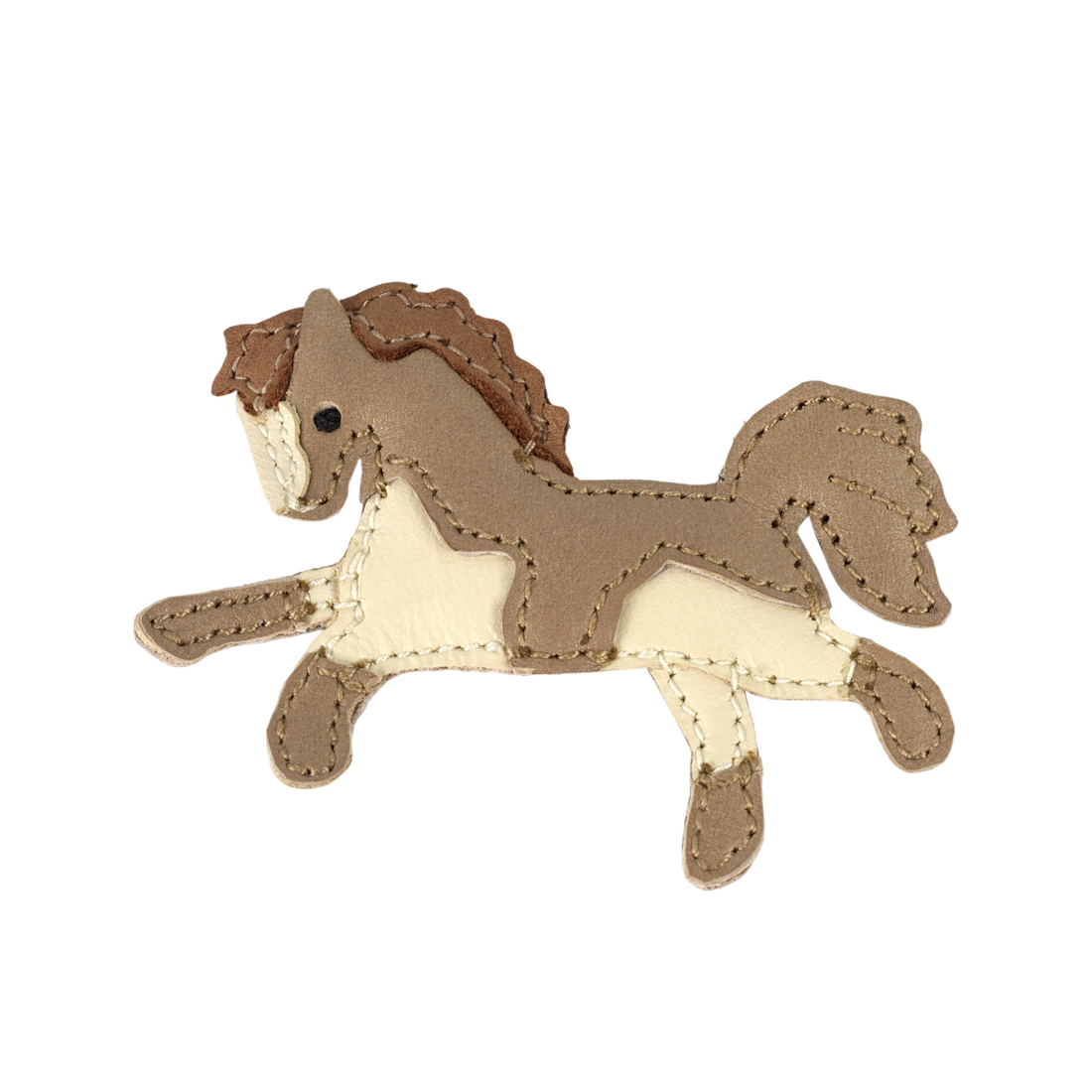Chiem Clip | Pony | Truffle Metallic Nubuck