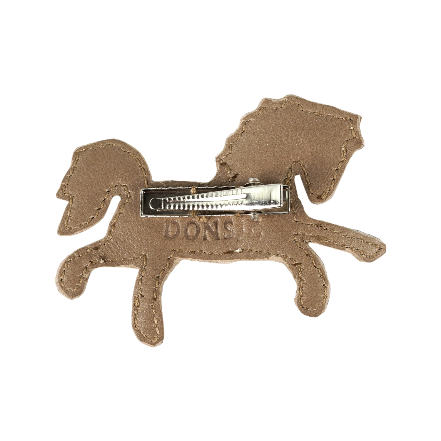 Chiem Clip | Pony | Truffle Metallic Nubuck